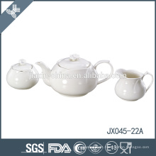 Design de flores pequena fina cerâmica branca elegante Inglês estilo chá conjuntos